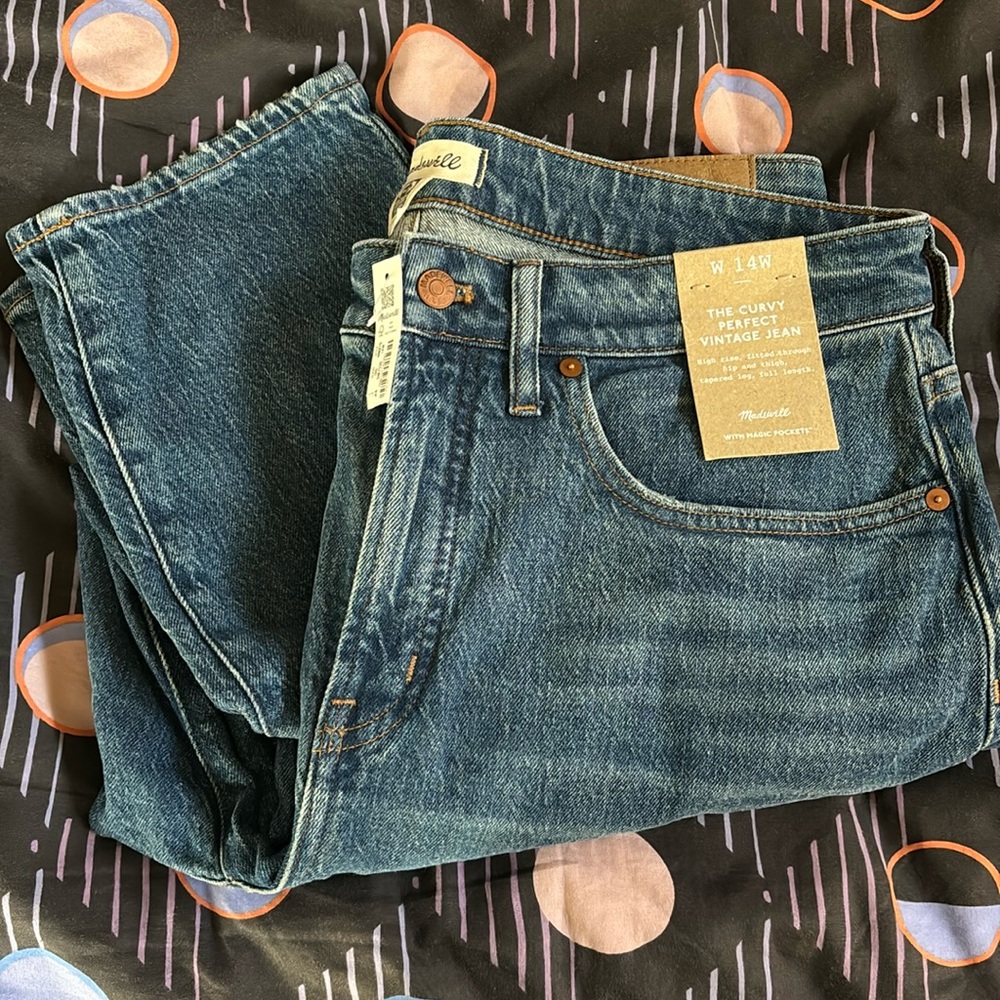 Madewell Curvy Perfect Vintage Jean 👖 size 14W NWT
